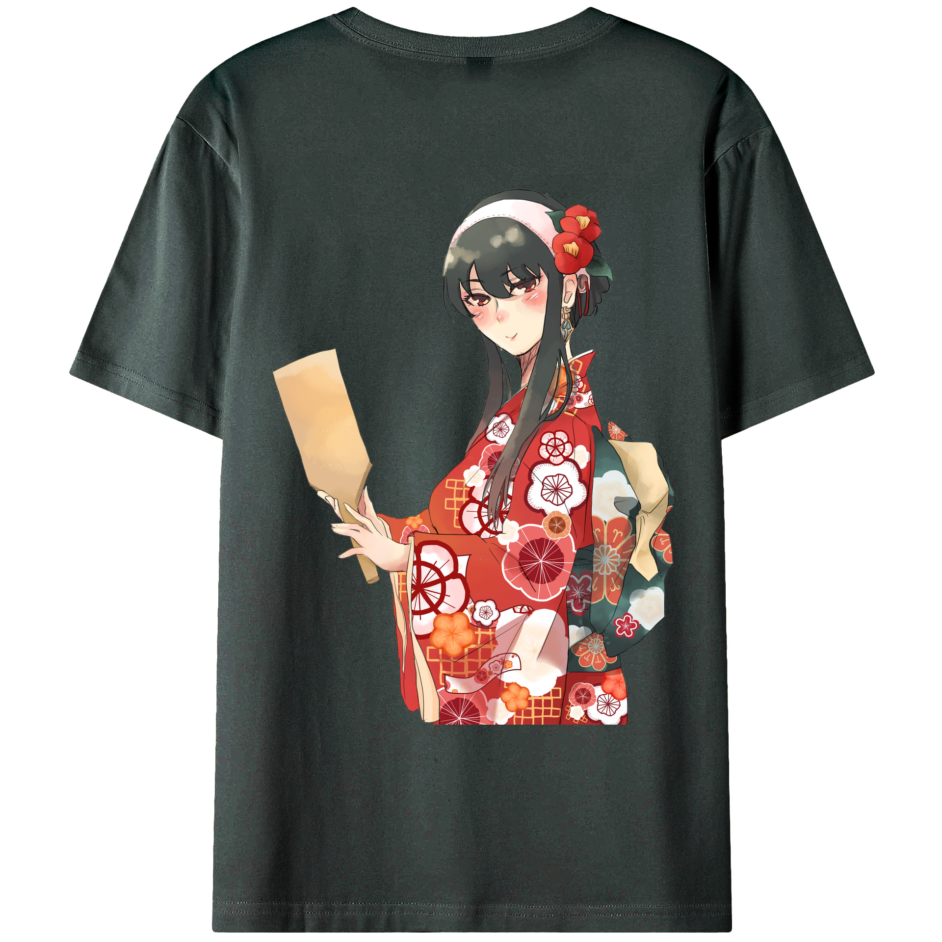 （画像用） SPY×FAMILY间谍家家酒 綿100％ メンズ半袖Tシャツ（バックプリント） 通気性